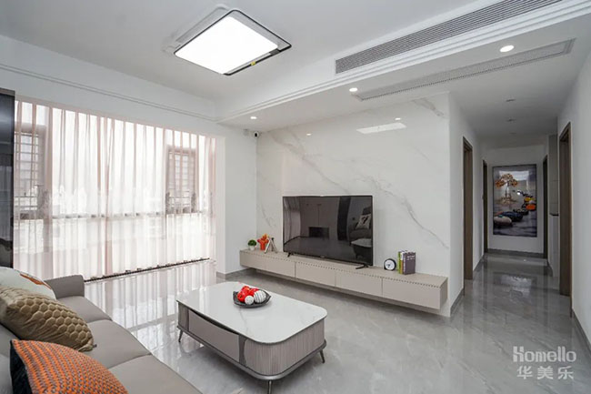 99㎡三居,在繁華都市中打造恬靜溫馨的居所